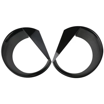 

for Jeep Renegade 2015-2018 Front Light Headlight Bezels Cover Angry Bird Style 2Pcs