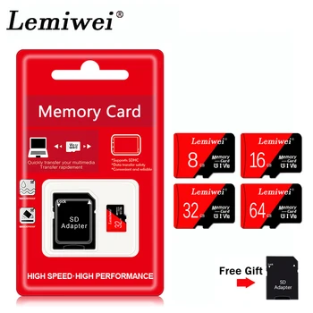 

Fast Shipping Memory Card micro SD Card 16GB 32GB microSD Flash TF Cards C10 High Speed 64GB 128GB 256GB with Adapter for Phone