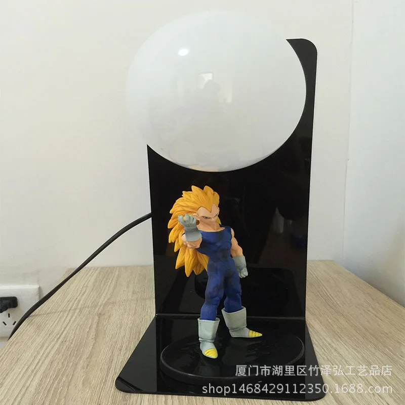 Аниме Dragon Ball Sun Wukong Garage Kit Креативный светодиодный светильник Настольная лампа для защиты глаз светящаяся игрушка креативный Сияющий