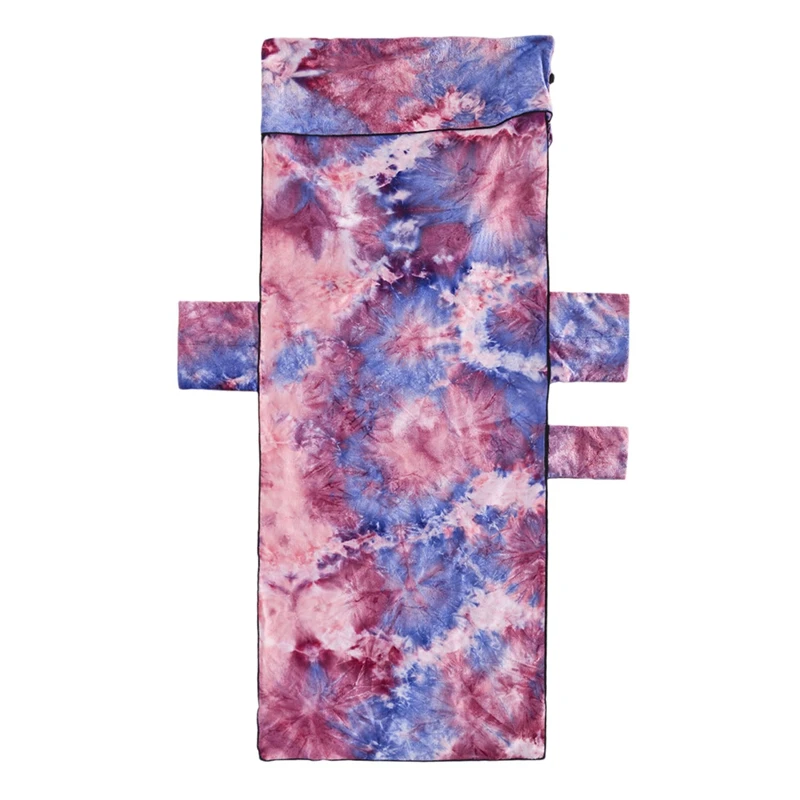 Портативный пляжный чехол для полотенец с боковыми карманами, пляжный шезлонг, кресло, полотенце, отлично подходит для праздников, солнечных ванн, чехол для пляжного стула - Цвет: Purple