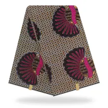 Настоящая Африканская ткань, высокое качество, Анкара, ткань с восковым принтом, африканская ткань tissu, воск,, Анкара