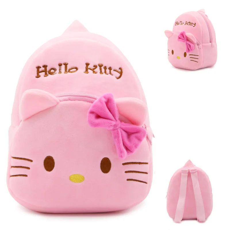 Розовая сумка hello kitty Sac A Dos Enfant My Melody Hello Kitti, сумка для девочек с рисунком динозавра, Сумка Микки, Sac Enfant - Цвет: As Picture