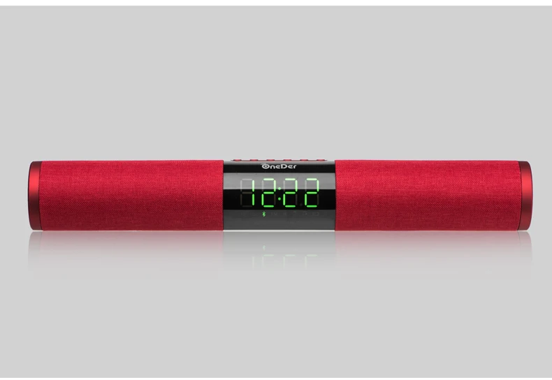OneDer V01 дисплей беспроводной Bluetooth динамик с светодиодный дисплей будильник функция BT Саундбар