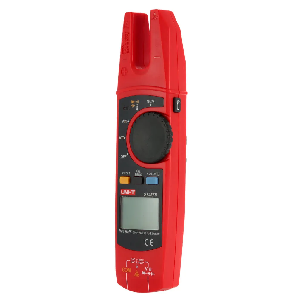 UNI-T200A цифровой истинный RMS мультиметр держатель UT256B AC DC токовые клещи NCV Тестер Вольтметр Ом Авто Диапазон плюс