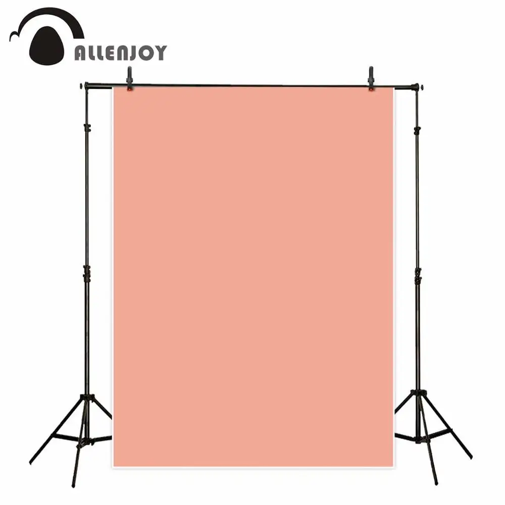 Allenjoy photography studio backgrounds soft Peach nectar pink warm solid color photozone photobooth photocall prop backdrop | Электроника