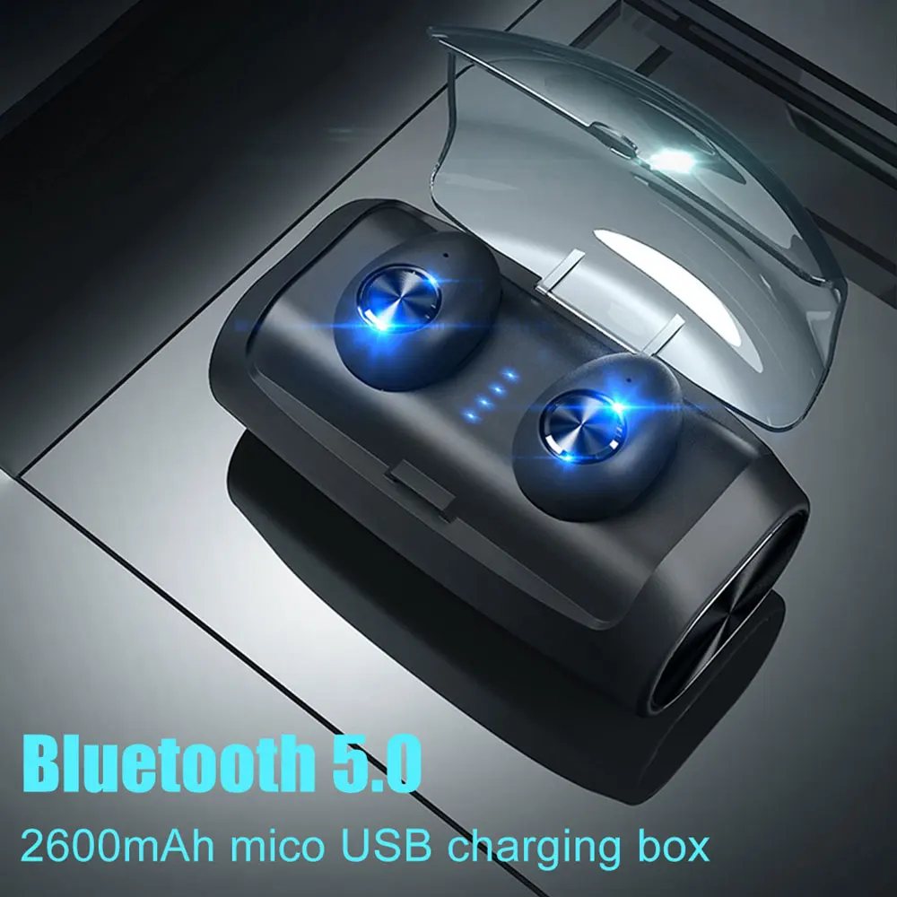 Беспроводные наушники V6/Bluetooth 5,0/водонепроницаемые