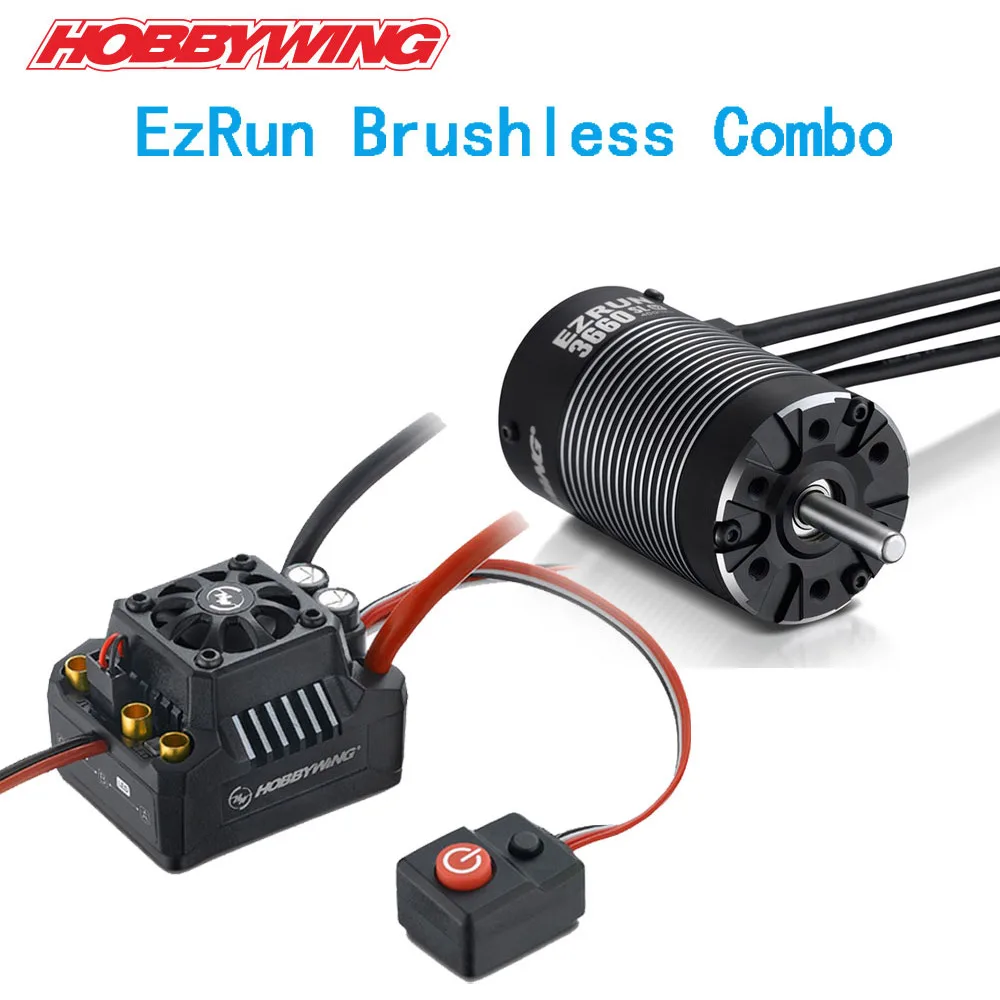 Hobbywing EZRUN MAX10 SCT 60A 120A Waterproof Brushless ESC +3652 3660