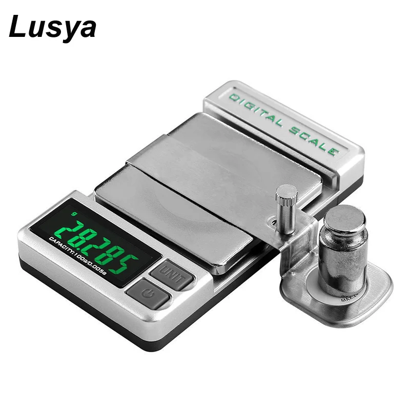 Mini Turntable Professional Stylus LP Digital Force Scale Gauge Arm Load Meter