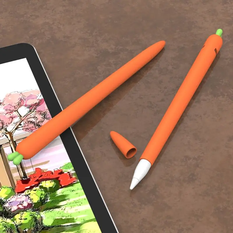 1 компл. Силиконовый защитный чехол наконечник наконечника Для App-le Pencil 1st 2nd Pen