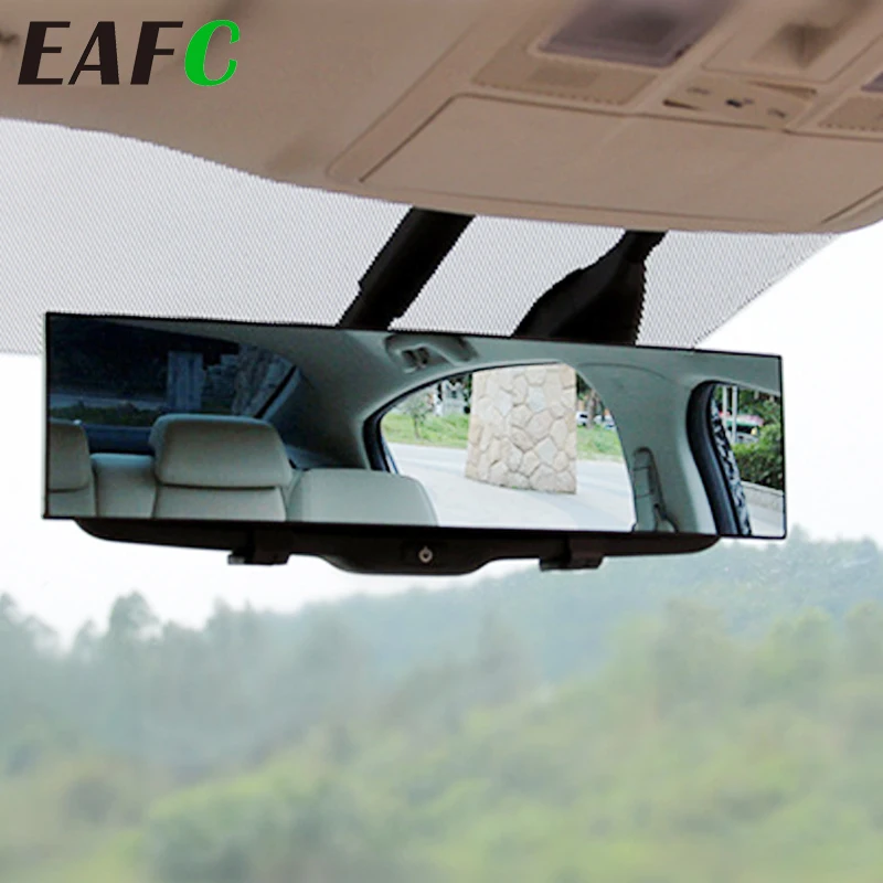 1pcs Universal Hd Car Rear View Mirror Wideangle Rearview Mirror Plane