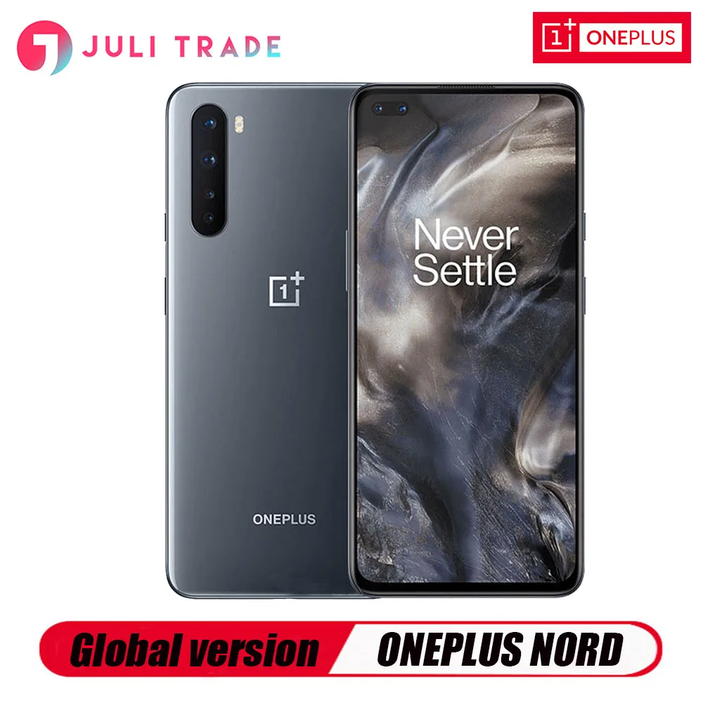 

Global Version OnePlus Nord Smart Phone Snapdragon 765GB AMOLED 5G Andriod 48MP Sony IMX586 Qual Camera Fast Charge 30W NFC