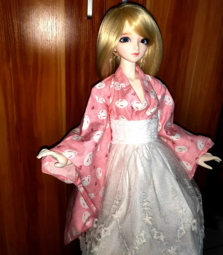 1/6 1/4 1/3 BJD аксессуары Кукла Одежда японское кимоно юката+ юбка для BJD/SD, не включает в себя куклы, обувь, парик и другие E2495A