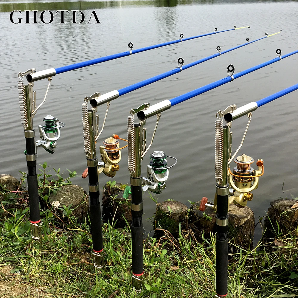 GHOTDA Telescopic Super hard Fishing Rod 1.8M -2.7M Portable Spinning Cast rod Sea fishing carp gear | Спорт и развлечения