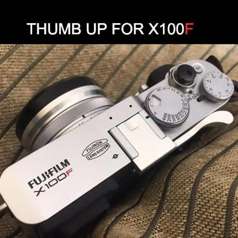 For Fuji X100F FUJIFILM X100T XE3 Hot Shoe Cover Silver Color Aluminum Thumb UP Metal Rest Grip | Электроника