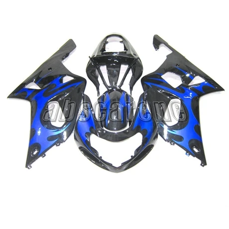 Инъекции полный обтекатель комплект для Suzuki GSXR600 GSXR750 K1 2000 2001 2002 2003 ABS пластик мотоцикл капот глянцевый черный синий
