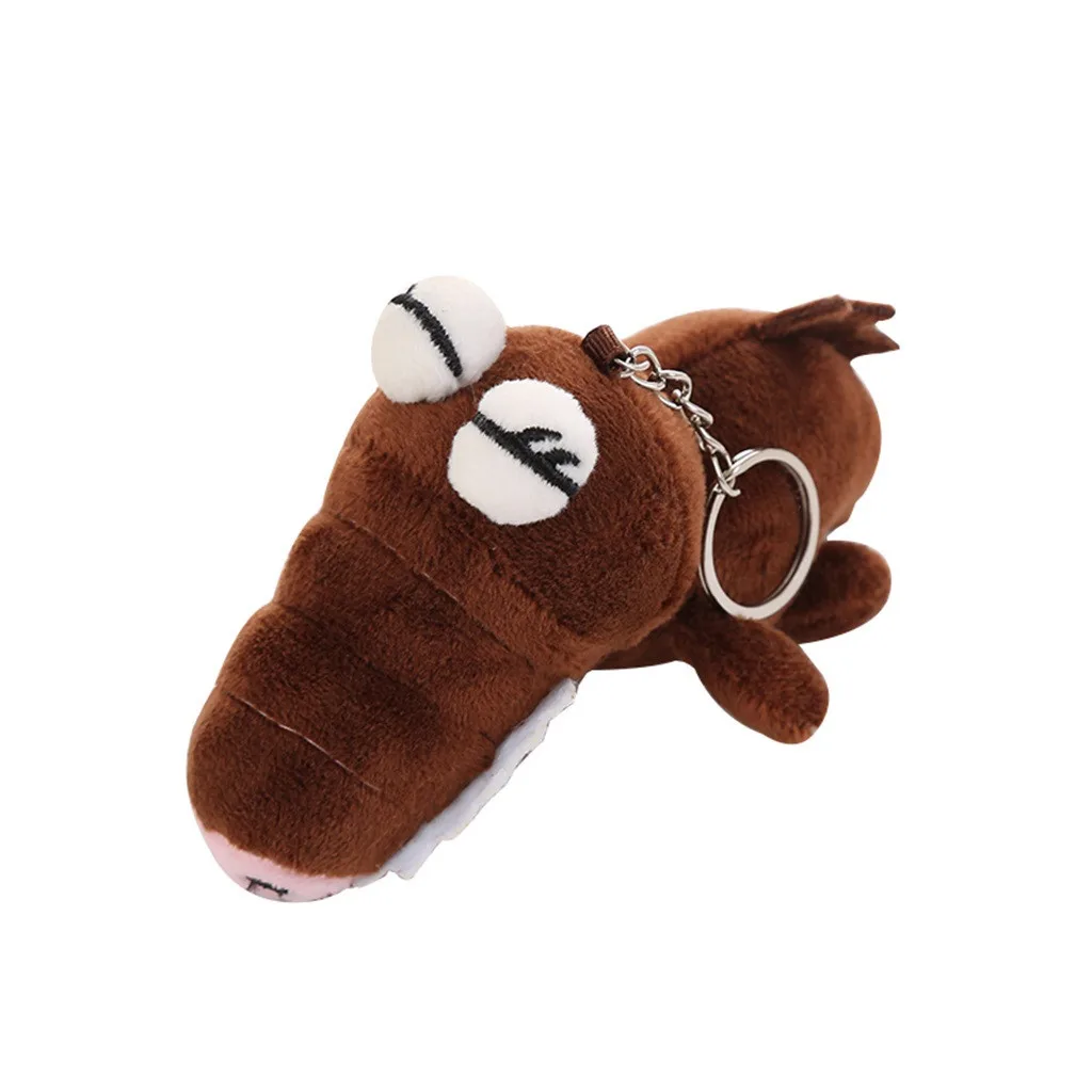 Mini Backpack Charms Pendant Trinket Cute Plush Toys Scrocodile Soft Stuffed Animals Dolls Gift lanyard keychain gadgets #A