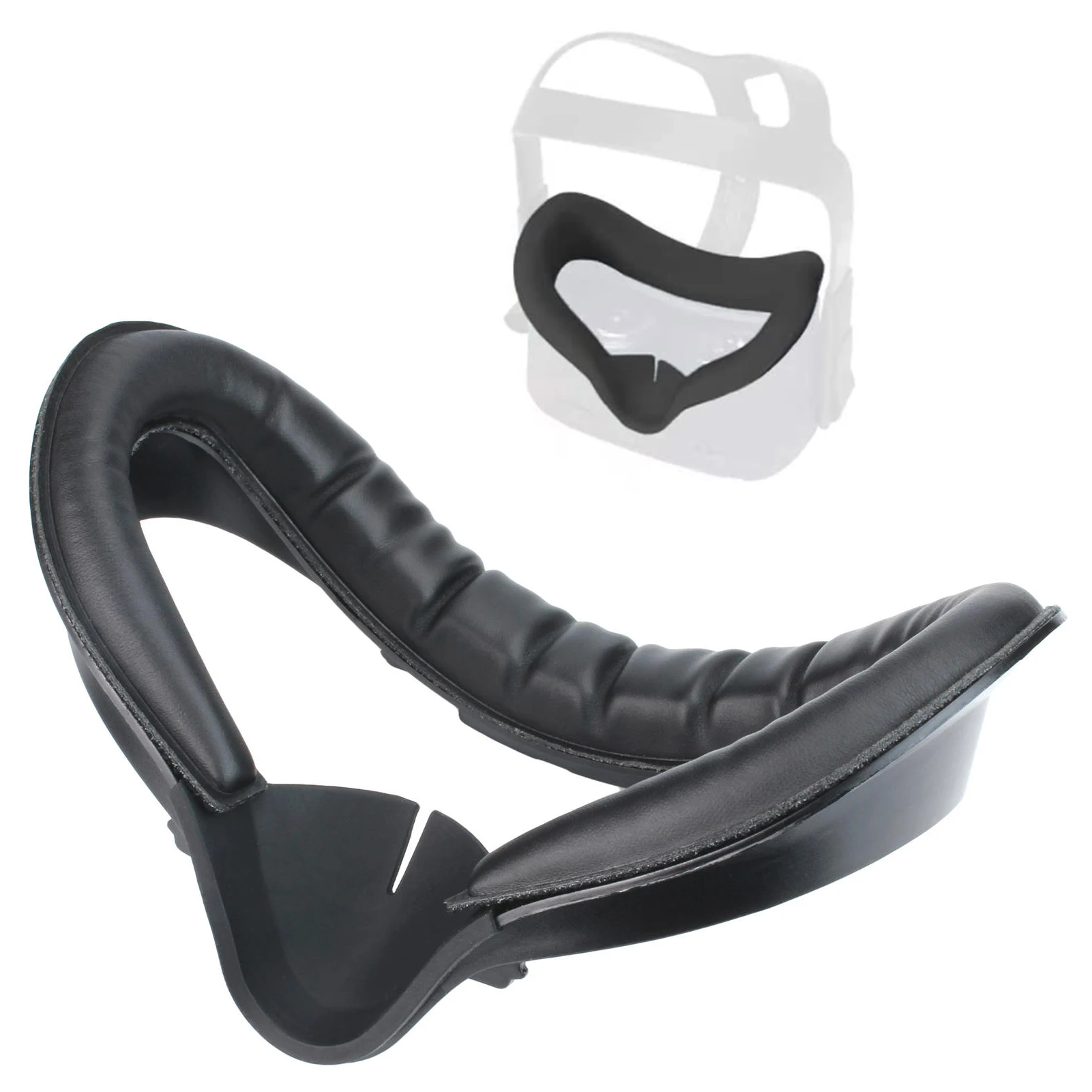 Almohadillas protectoras de PU para Oculus Quest 2, almohadillas de PU ensanchadas para la cara, soporte protector para los ojos, novedad