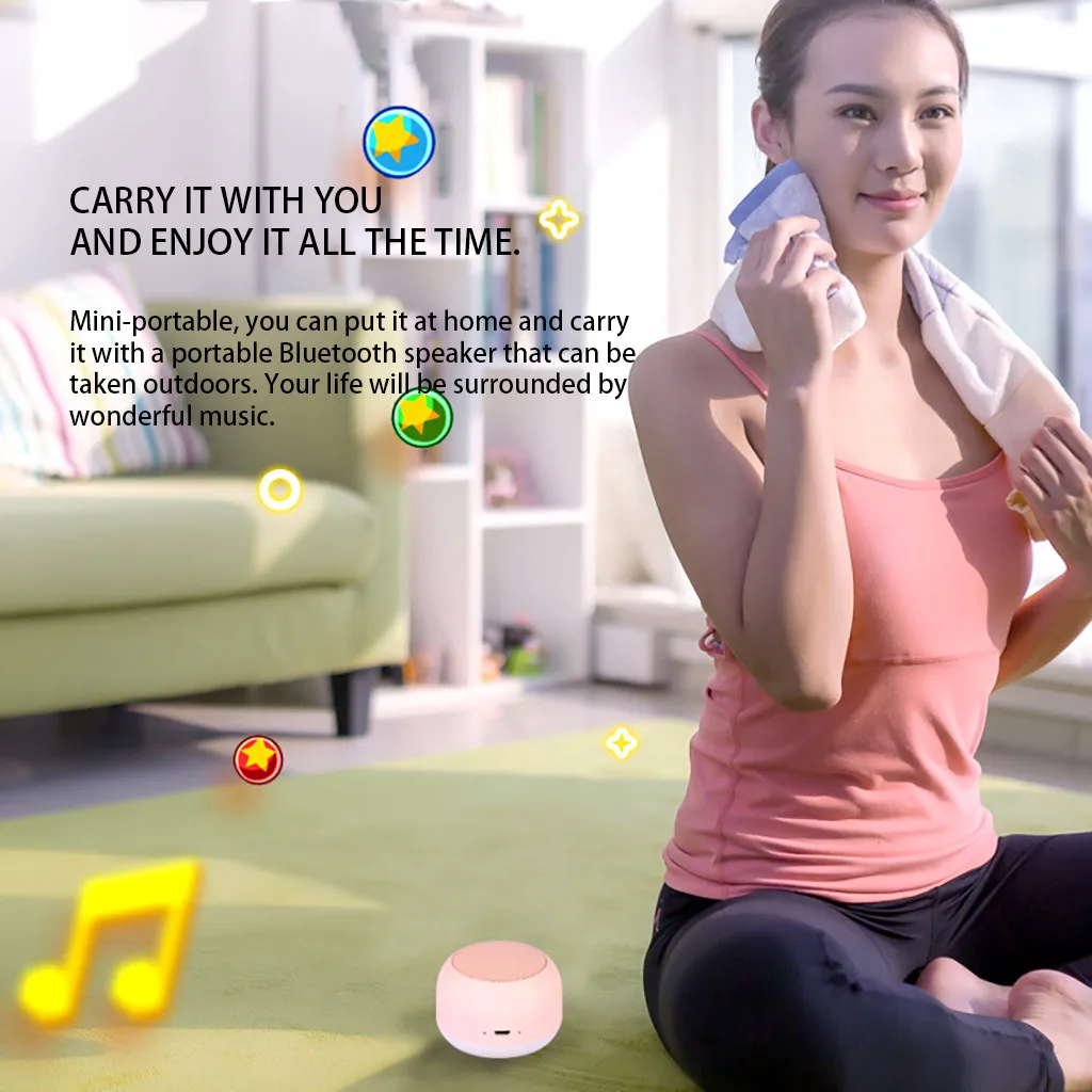 HIPERDEAL Портативный беспроводной Bluetooth динамик бас мини динамик HD качество интеллектуальное шумоподавление с светодиодный ночник