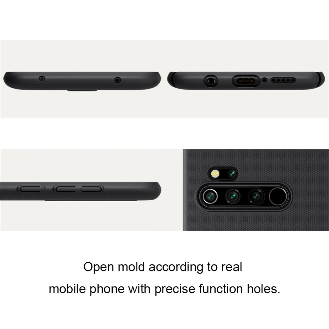 Чехол Nillkin для Xiaomi Redmi Note 8 Pro, матовый защитный чехол, жесткий защитный чехол из поликарбоната для Redmi Note 8, чехол, глобальная версия