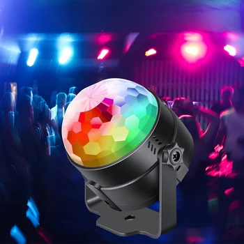 

Stage Atmosphere Light Rotating Disco Ball Party Lights Projector Effect Decorative Lamp Stage Lights for Home KTV Wedding Show