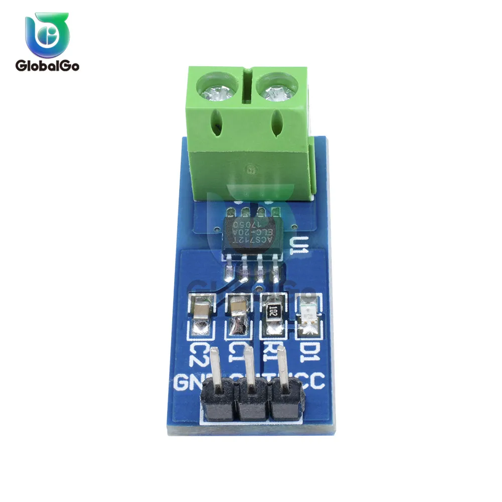 ACS712 5A 20A 30A Диапазон тока сенсор модуль ACS712 модуль для Arduino 5A 20A 30A измеритель тока