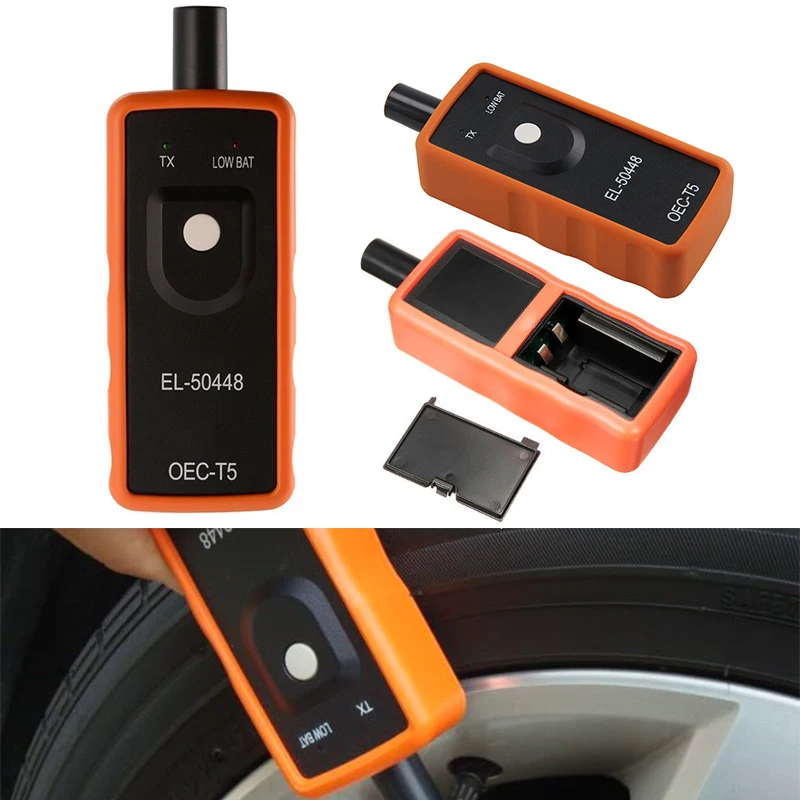 TPMS для G-M для Opel для Ford EL-50448 50448 Авто датчик давления в шинах TPMS инструмент сброса+ 12 В Автоматический цифровой тестер батареи