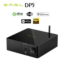 SMSL DP5 ES9038Pro MQA Full Decoding Network Music Player Streaming Playback DSD256 Banlanced Headphone AMP Bluetooth Player