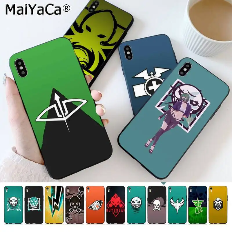 Чехол MaiYaCa rainbow six siege для iphone SE 2020 11 pro XS MAX 8 7 6 6S Plus X 5 5S XR|Бамперы| |