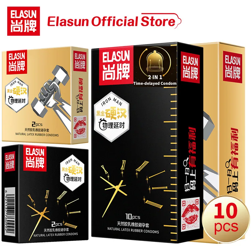 Презервативы Elasun из натурального латекса 10 цветов 4 типа|Презервативы| |