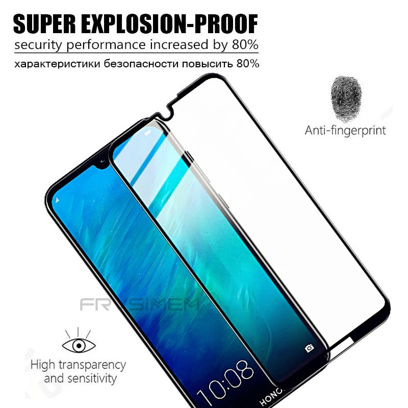 3 шт полное защитное стекло 5D для huawei Honor 7A 5,45 7C PRO 8A 8X8 S 8C 7S 7X 9X PRO EU защитное закаленное стекло