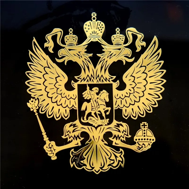 Наклейки для автомобиля 3D Российская Federation National Emblem забавные креативные