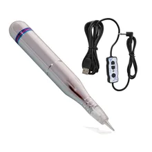 Профессиональный дизайн микро иглы алюминиевый Перманентный макияж машина для бровей татуировки ручка