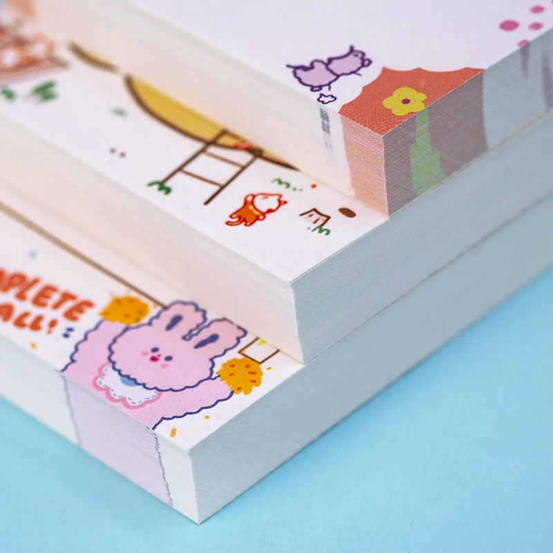 100 листов Kawaii канцелярские принадлежности клейкий блокнот для девочек с