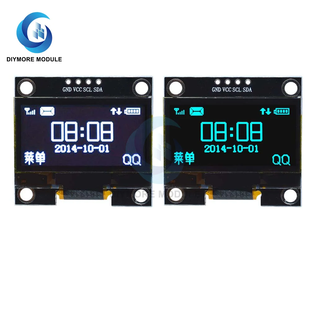 

1.3" OLED Display Module White/Blue Color 128*64 IIC I2C Interface Communication SSH1106 Controller 12864 For Arduino