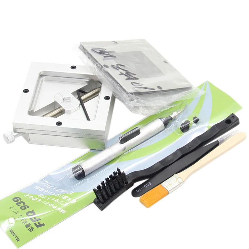 

Promotion! 90Mm Reball Station with Stencils + Solder Balls + Vacuum Suck Pen for Ps3 Xbox Bga Reballing Kit