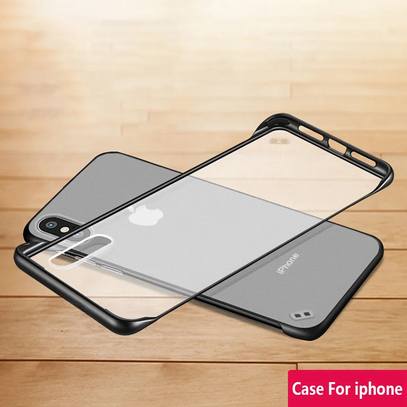 Новый чехол для телефона Iphone 11 6 6S 7 8 X XR XS Max без рамки прозрачный Pro Plus | Мобильные