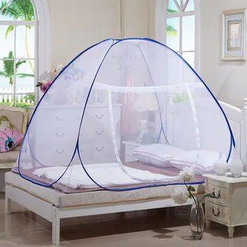

Quality Adults Mosquito Net 5 Sizes Yurt Single Double Bed Tent Netting Foldable Portable Mosquito Nets Encryption Insect Mesh