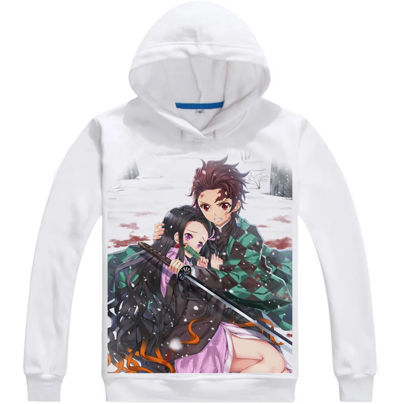 Hot anime Demon Slayer: 3D print Hoodies boys/girls Sweatshirts long sleeve autumn winter warm youth Clothes