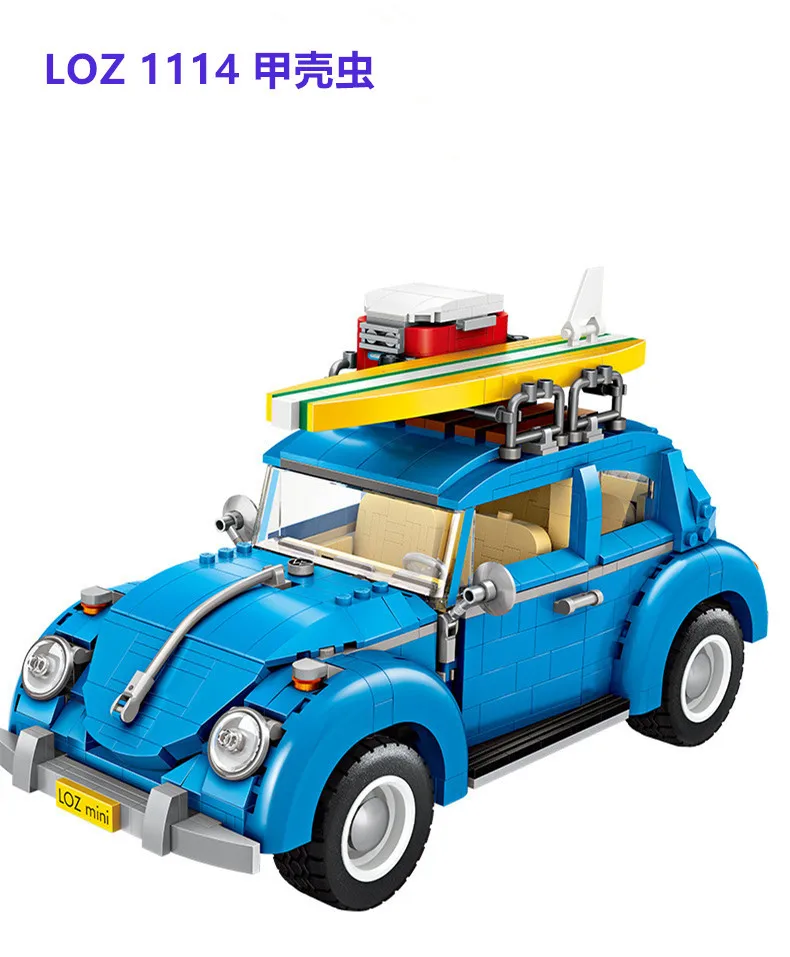 

LOZ Mini Building Blocks LOZ 1114 Mini Car Model Beetle Building Blocks Educational Splicing Toys