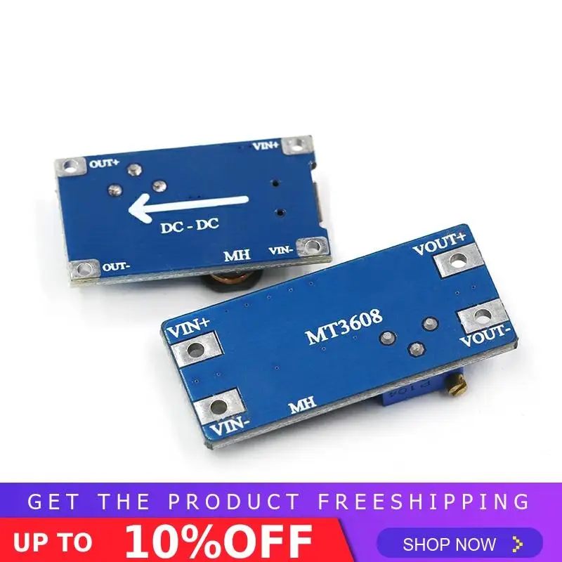 MT3608 DC-DC регулируемый Повышающий Модуль 2A повышение пластина Step Up Модуль с MICRO USB 2 V-24 V 5V 9V 12V 28V