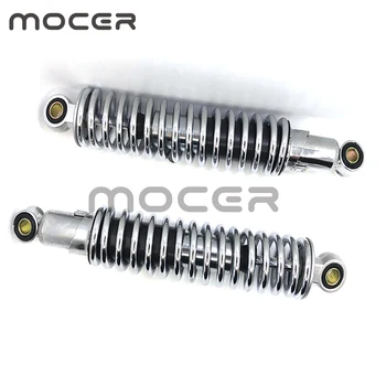 

Universal 350mm Silver Total Length 380mm REAR MOTORCYCL SHOCK ABSORBERS FOR Dirt Bike Gokart Quad ATV Scooter