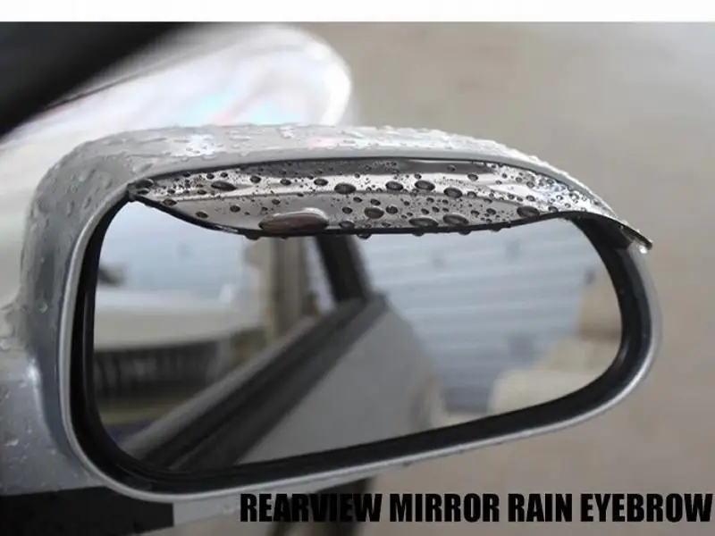 Quality Universal Car Rear View Mirror Flashing Rainproof Blades DIY Auto Parts