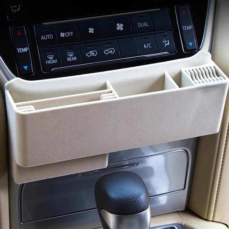 Автомобильный ящик для хранения на центральную панель управления замысловатым Отделом для карт с рамкой для Toyota Land Cruiser 200 автомобильные аксессуары