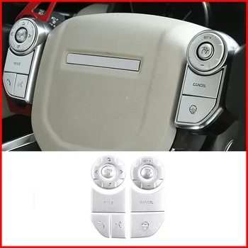 

Silver Button cover trim 9PCS Decorative Accessories Parts Replacement