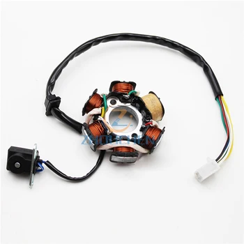 

6 Poles 5 Wires Half-Wave Ignition Magneto Stator for GY6 50cc 70cc 90cc 110cc 125cc ATV Quad Pocket Bike