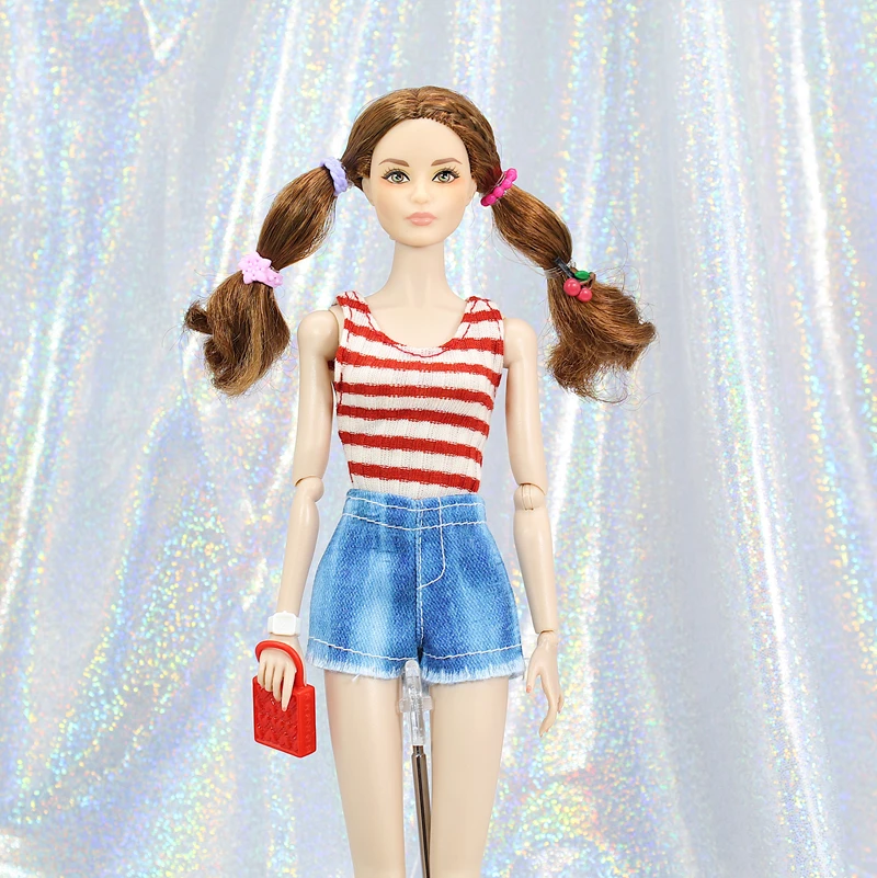 Дизайнерский комплект одежды/топ+ юбка платье брюки для 1/6 BJD Xinyi FR ST Барби кукла/Одежда для куклы-младенца Рождество - Цвет: 13