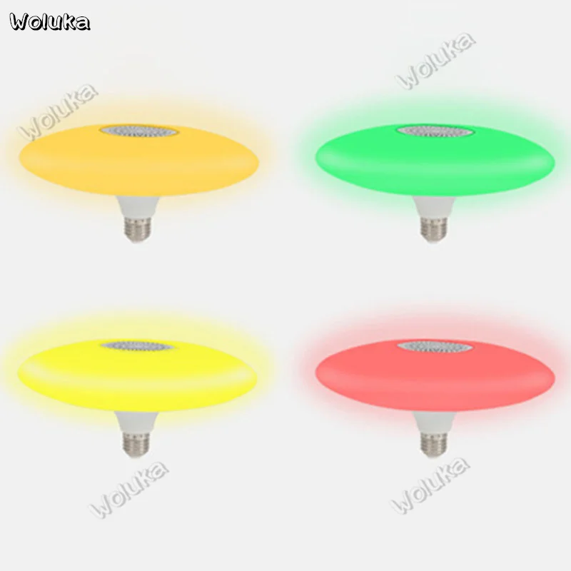 Bluetooth Музыка лампочка RGB высокой мощности летающая тарелка свет дистанционное управление красочный Bluetooth летающая тарелка свет CD50 W03