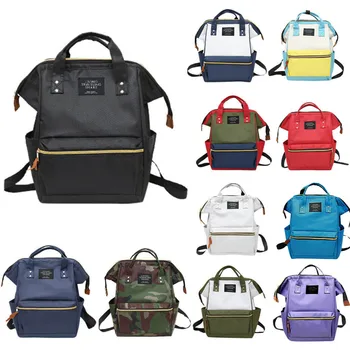 

New Backpack Fashion Canvas Zipper Student School Bag Outdoor Rucksack Travel Bag Women Backpacks Casual Shoulder Bag mochila