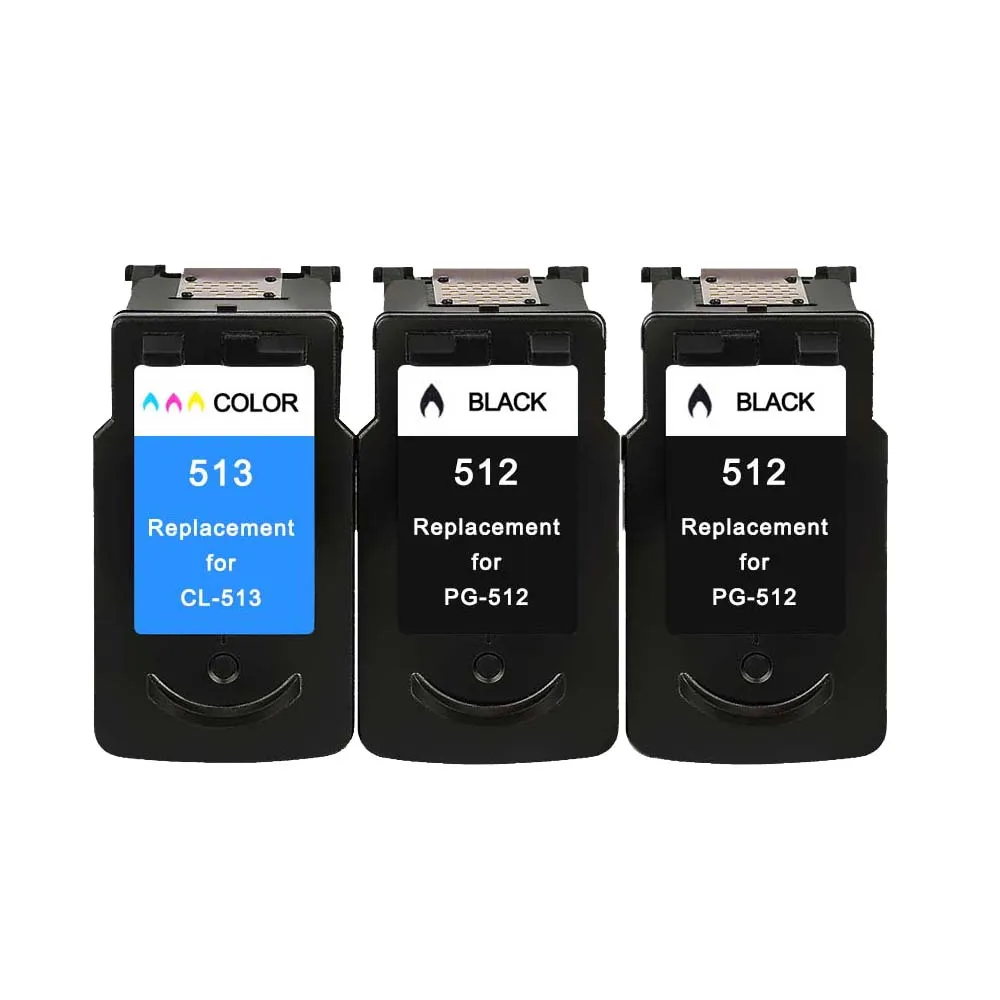 YLC Compatible PG512 CL513 for Canon pg 512 cl 513 ink cartridge for Pixma MP230 MP250 MP240 MP270 MP480 MX350 IP2700 printer