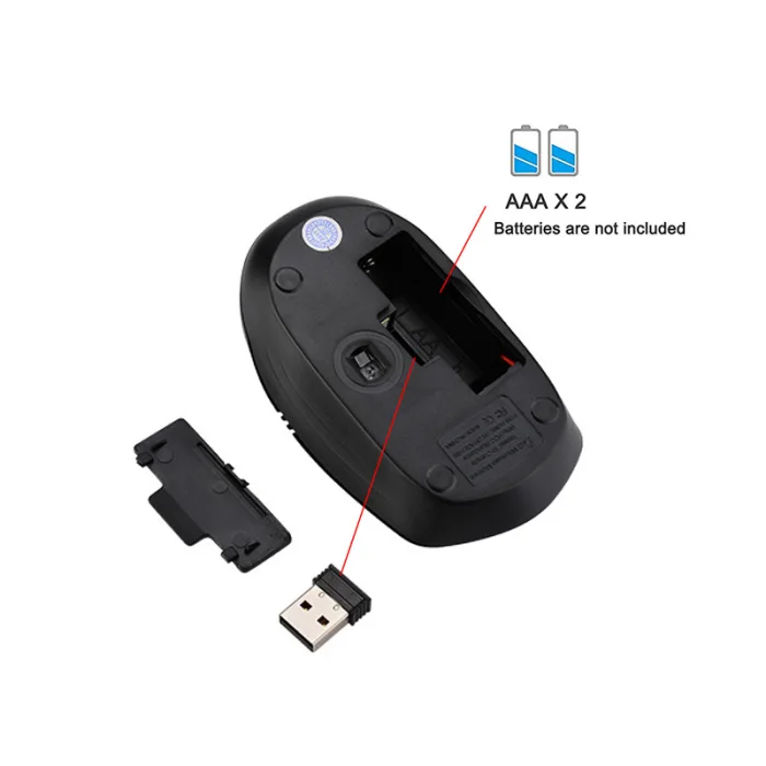 2.4G Wireless Keyboard Mouse Combo with USB Receiver for Desktop Computer PC Laptop OUJ99